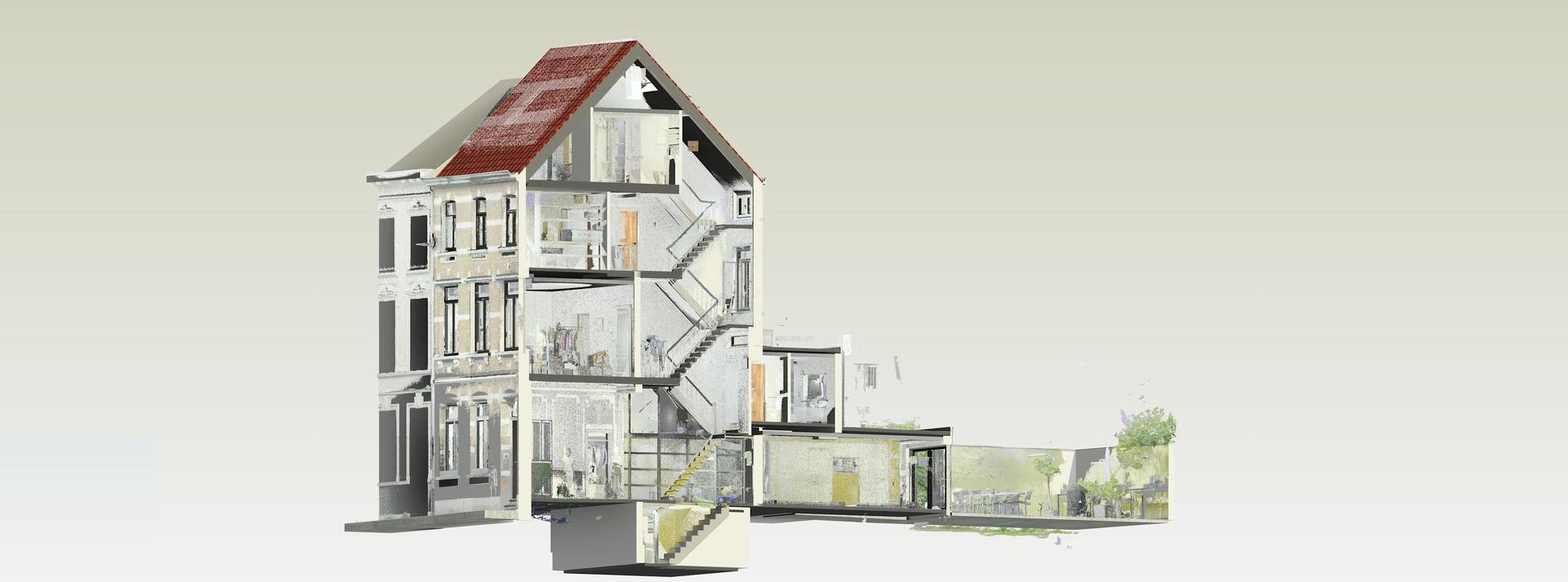 Scan-to-BIM van privéwoning