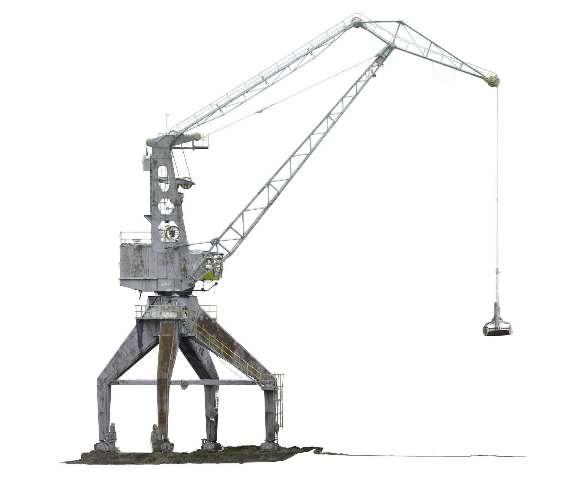 3D-scanning havenkraan Koekoeckx