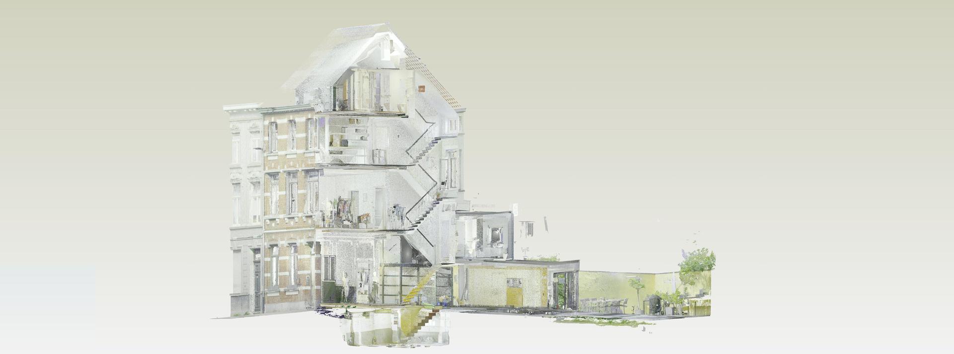 Scan-to-BIM van privéwoning